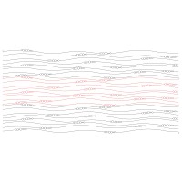 Wavey lines with bubbles extended bundle